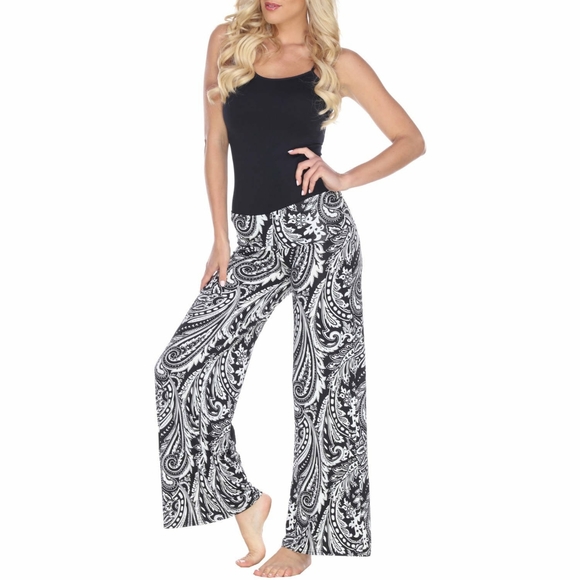 Whitemark Pants - Boho Paisley printed Palazzo pants